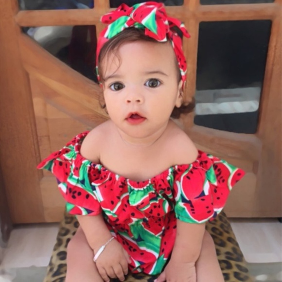 Other - 🍉LAST ONE🍉  Watermelon Romper & Headband
